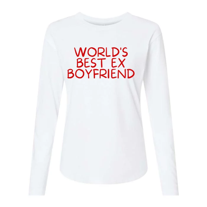 World's Best Ex Boyfriend Womens Cotton Relaxed Long Sleeve T-Shirt