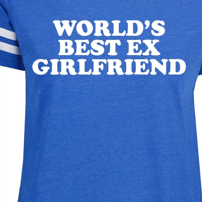 World's Best Ex Girlfriend Funny Gift Enza Ladies Jersey Football T-Shirt