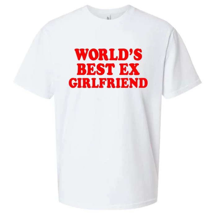 Worlds Best Ex Girlfriend Sueded Cloud Jersey T-Shirt