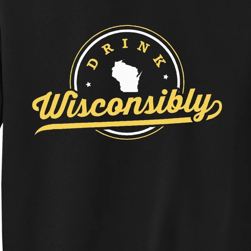 Wisconsin Beer Enthusiast Drinking Culture Tall Sweatshirt