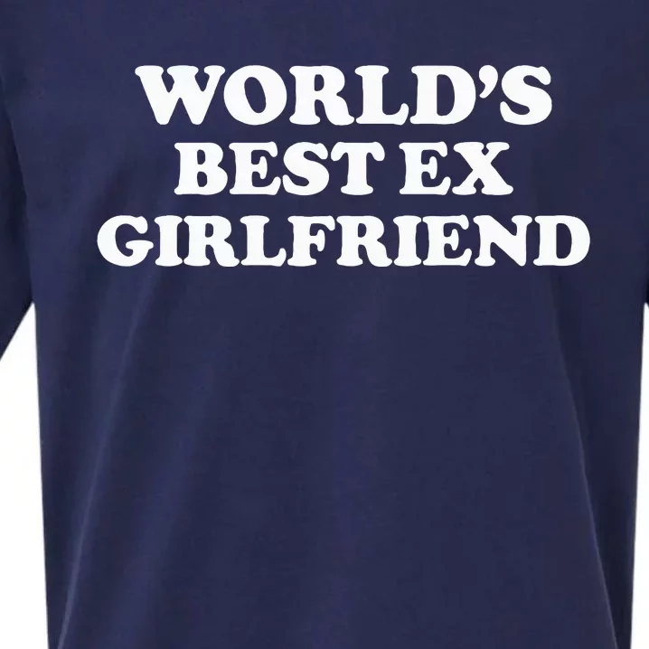 World’S Best Ex Girlfriend Sueded Cloud Jersey T-Shirt