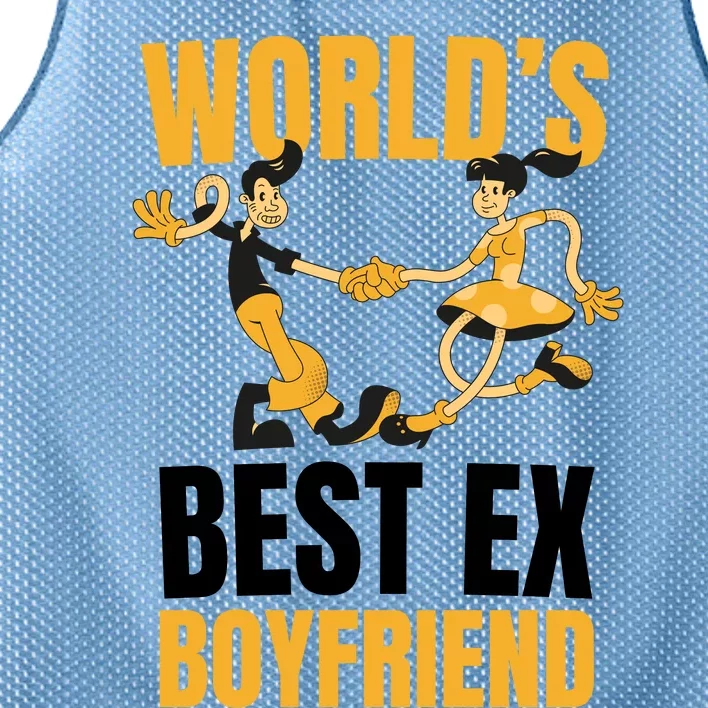 WorldS Best Ex Boyfriend Ex Couple Funny Ex Bf Mesh Reversible Basketball Jersey Tank