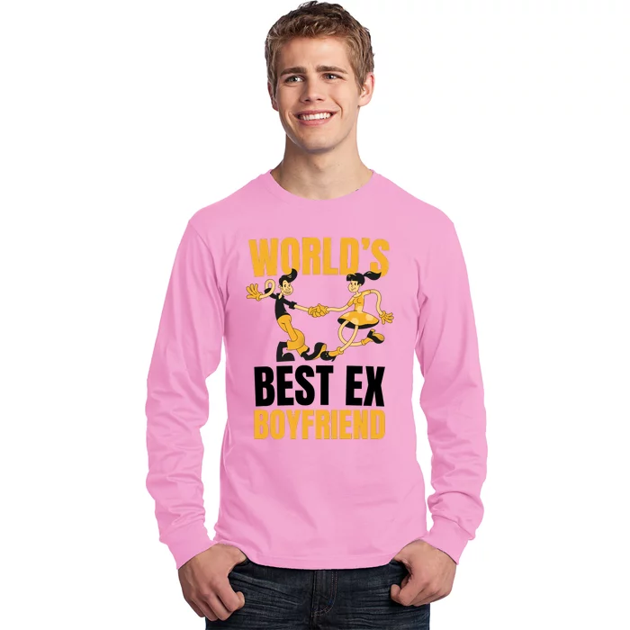 WorldS Best Ex Boyfriend Ex Couple Funny Ex Bf Long Sleeve Shirt