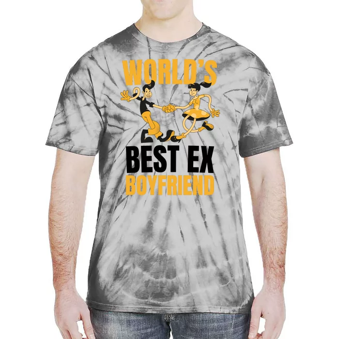 WorldS Best Ex Boyfriend Ex Couple Funny Ex Bf Tie-Dye T-Shirt