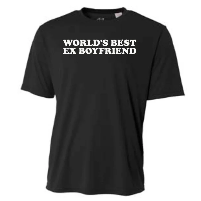 WorldS Best Ex Boyfriend Funny Exboyfriend Cooling Performance Crew T-Shirt