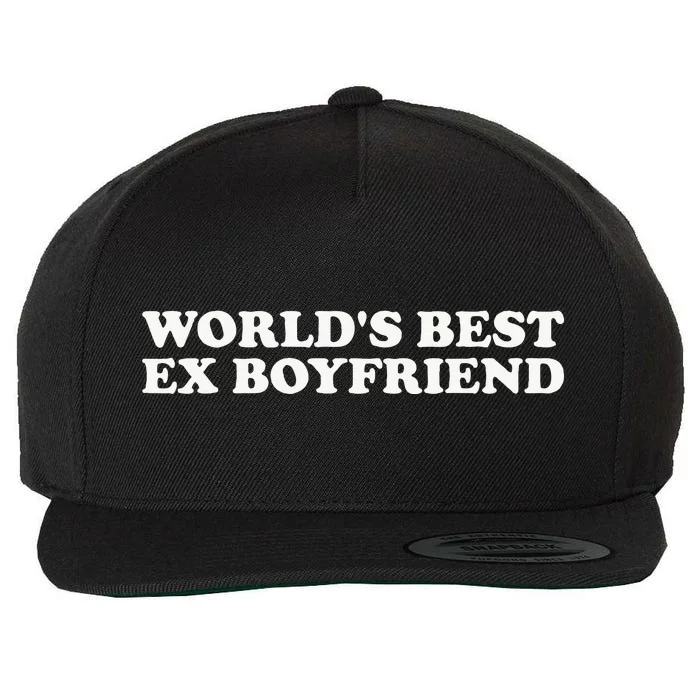 WorldS Best Ex Boyfriend Funny Exboyfriend Wool Snapback Cap