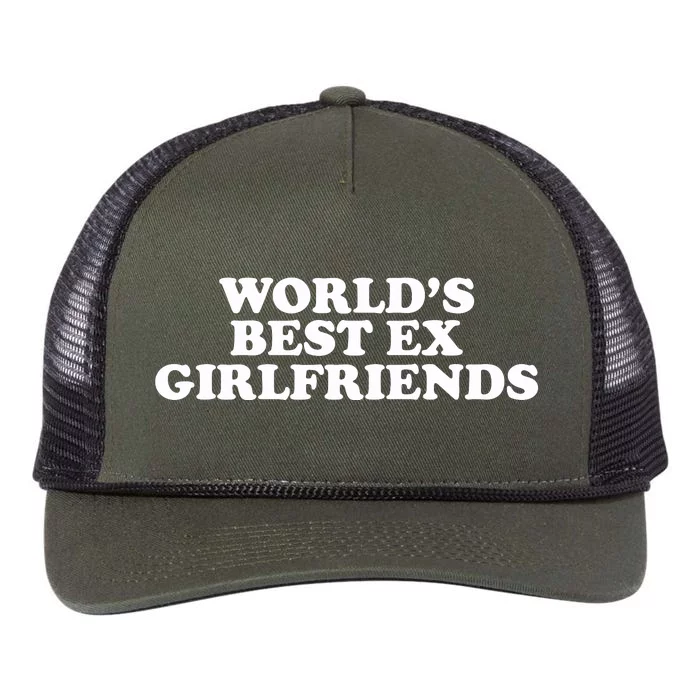 Worlds Best Ex Girlfriend Funny 2000s Celebrity Inspired Meme Retro Rope Trucker Hat Cap