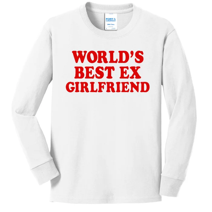 WorldS Best Ex Girlfriend Kids Long Sleeve Shirt