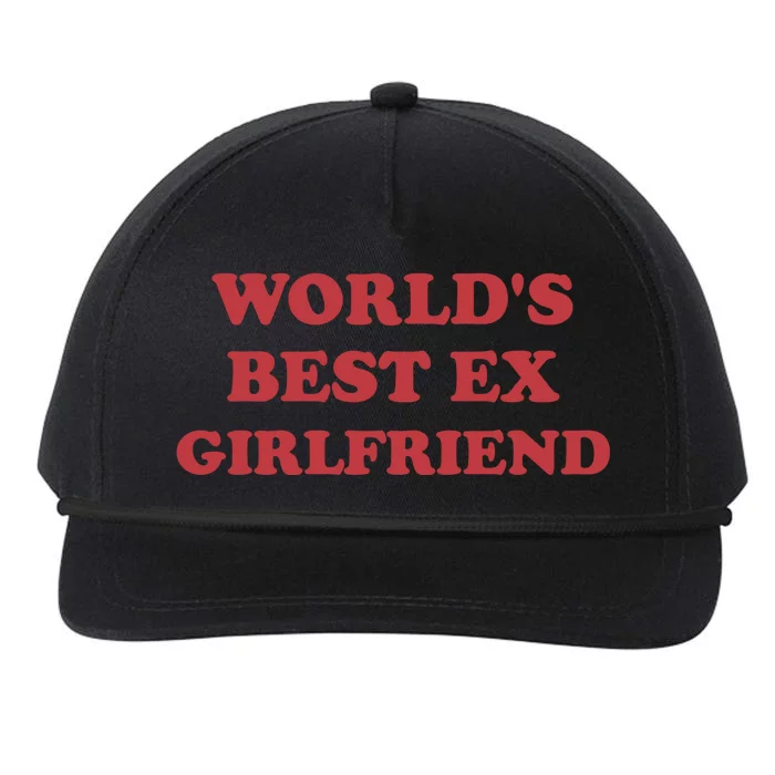 World's Best Ex Girlfriend Funny Gift Snapback Five-Panel Rope Hat