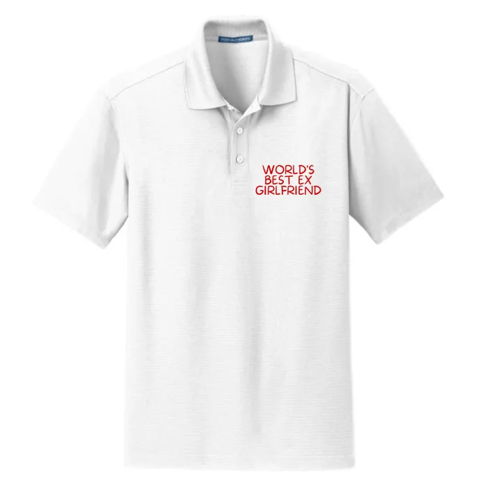 World's Best Ex Girlfriend Dry Zone Grid Performance Polo