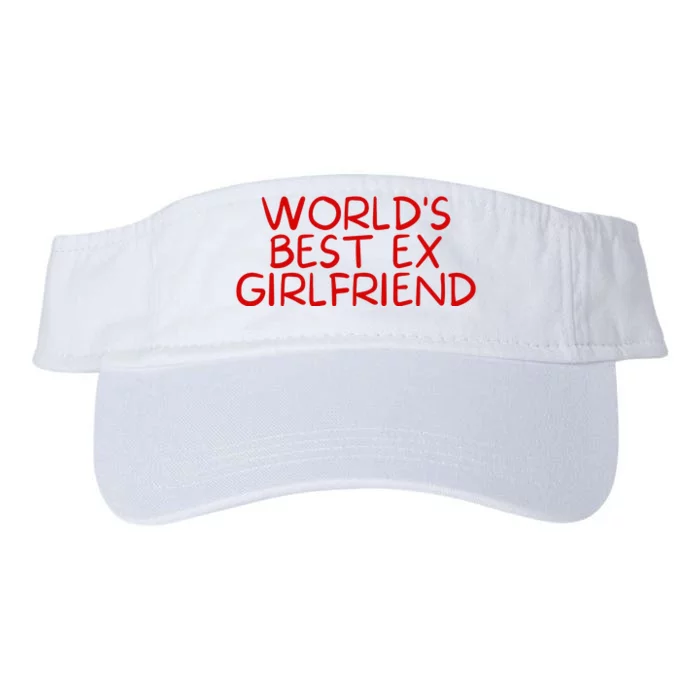 World's Best Ex Girlfriend Valucap Bio-Washed Visor