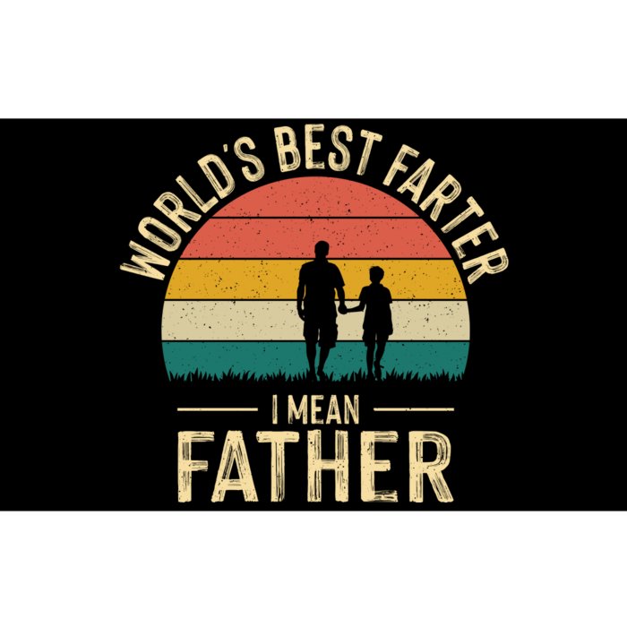 WorldS Best Farter FatherS Day Graphic Bumper Sticker