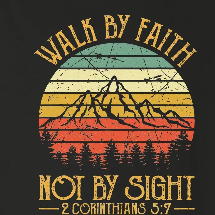 Walk By Faith Not By Sight T Bible Verse Gift Christian Toddler Long Sleeve Shirt