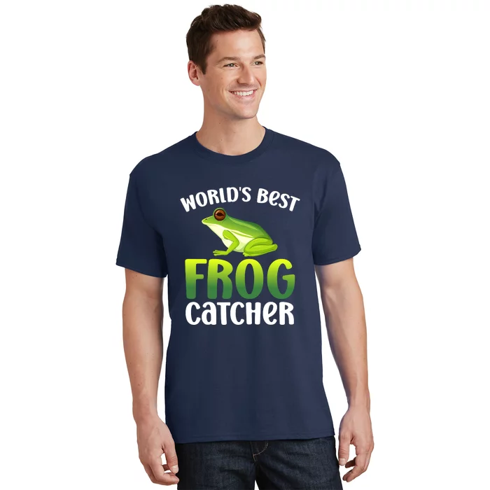 World's Best Frog Catcher Boys Girls Frog Hunter T-Shirt