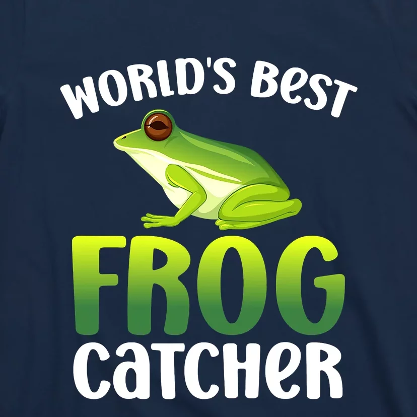 World's Best Frog Catcher Boys Girls Frog Hunter T-Shirt