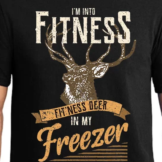 Whitetail Buck Funny Deer Hunting Season IM Into Fitness Pajama Set