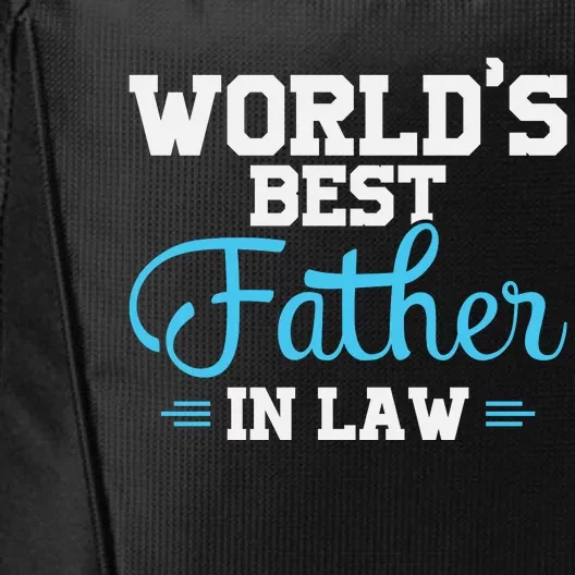 World's Best Father In Law City Backpack