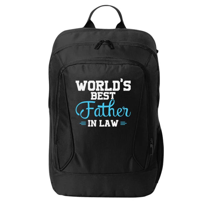 World's Best Father In Law City Backpack