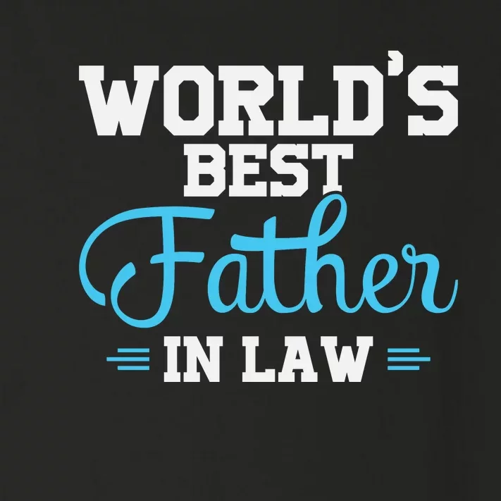 World's Best Father In Law Toddler Long Sleeve Shirt