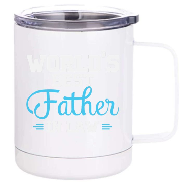 World's Best Father In Law Front & Back 12oz Stainless Steel Tumbler Cup