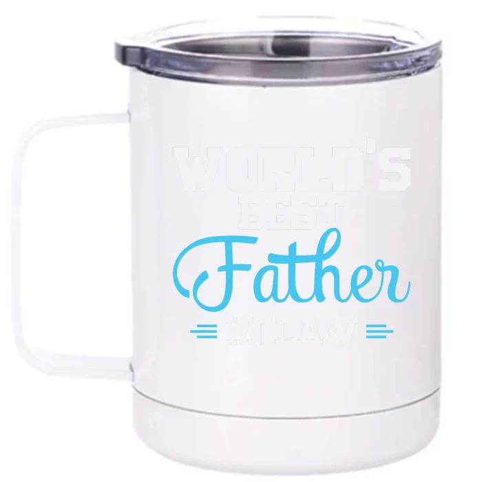 World's Best Father In Law Front & Back 12oz Stainless Steel Tumbler Cup