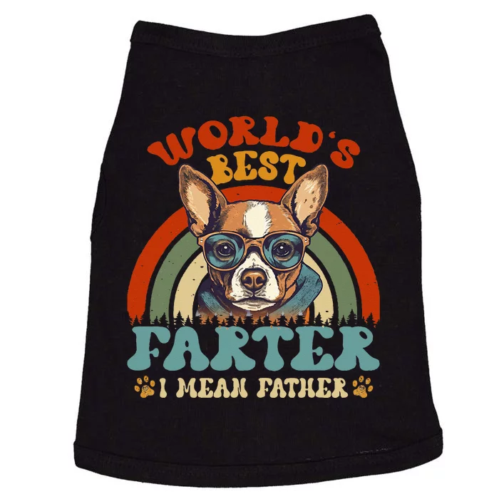 Worlds Best Farter I Mean Father Best Dad Ever Cool Dog Doggie Tank