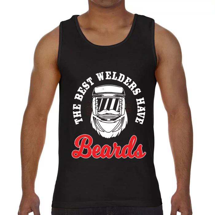 Welder Beard Fabricating Bearded Welding Comfort Colors® Tank Top