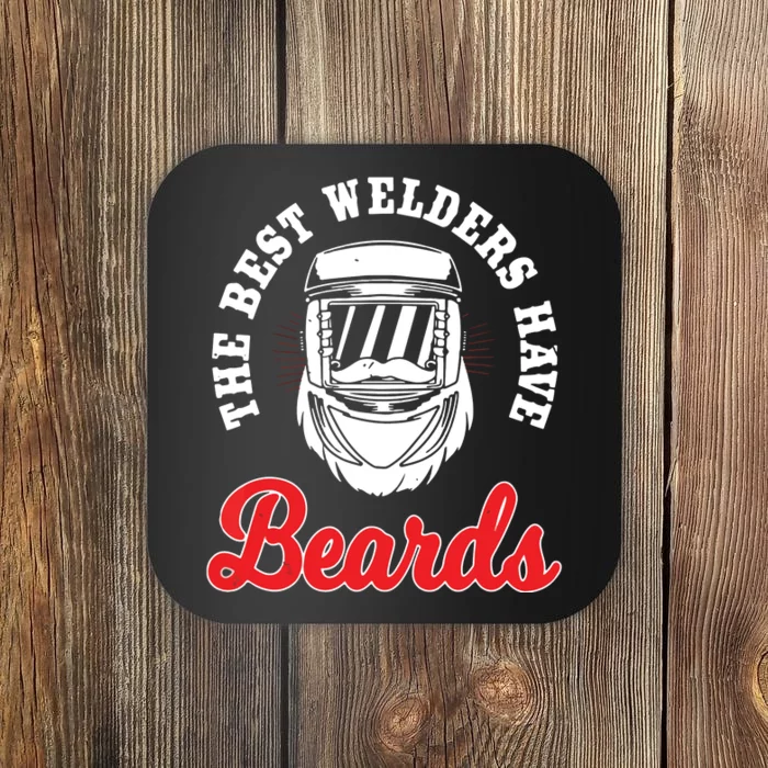 Welder Beard Fabricating Bearded Welding Coaster