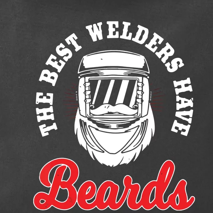 Welder Beard Fabricating Bearded Welding Zip Tote Bag