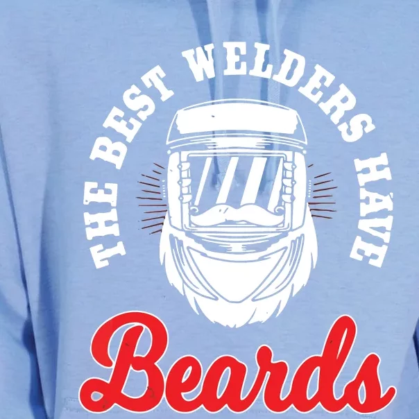 Welder Beard Fabricating Bearded Welding Unisex Surf Hoodie