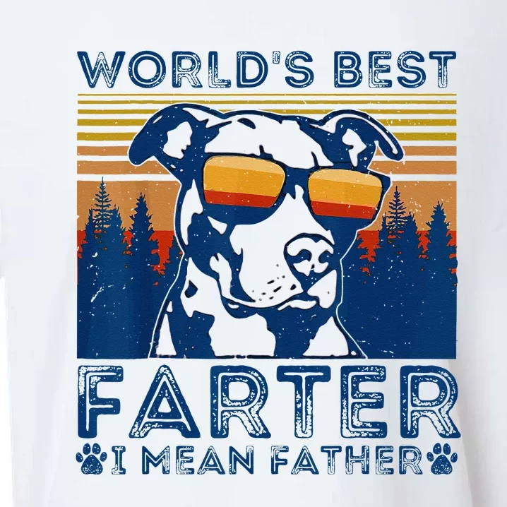 Worlds Best Farter I Mean Father Best Dad Ever Cool Dog Sueded Cloud Jersey T-Shirt