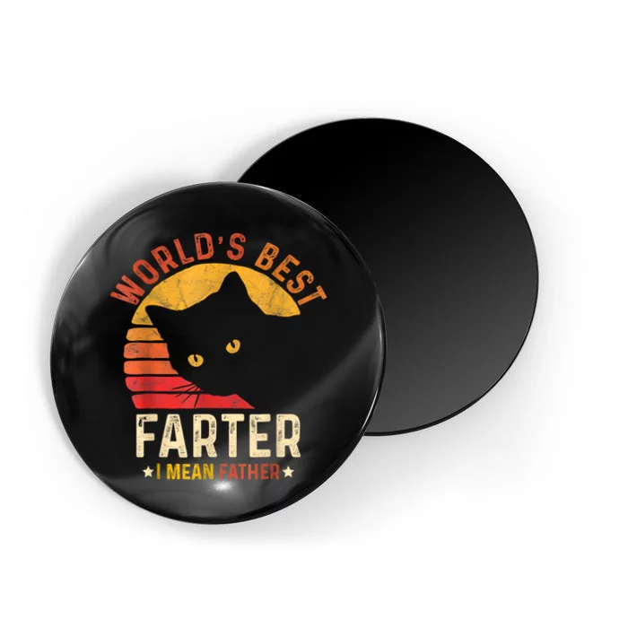 Worlds Best Farter I Mean Father Best Cat Dad Ever Magnet