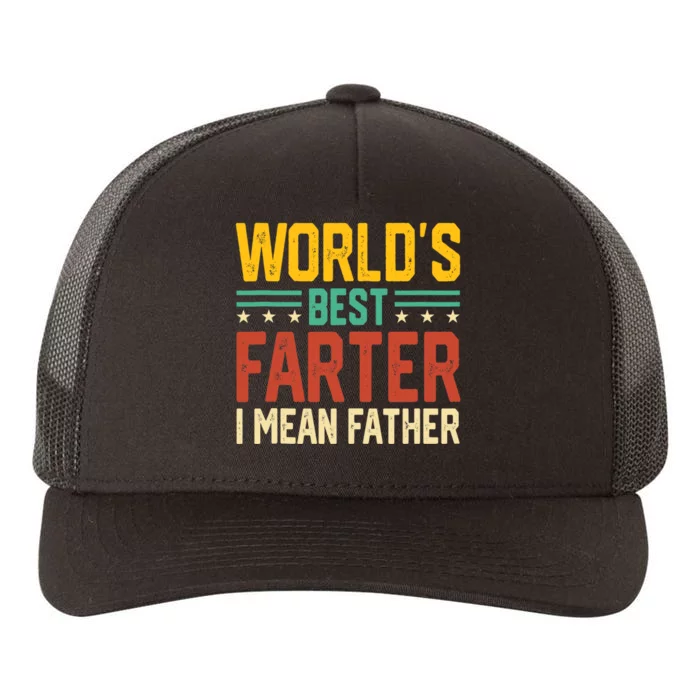 World's Best Farter I Mean Father Tank Top Yupoong Adult 5-Panel Trucker Hat