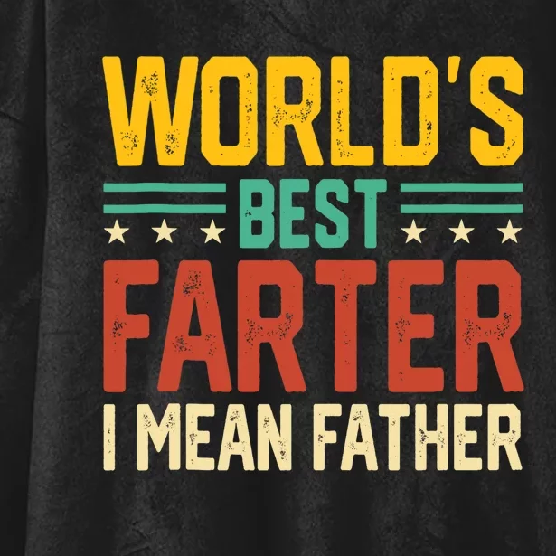 World's Best Farter I Mean Father Tank Top Hooded Wearable Blanket