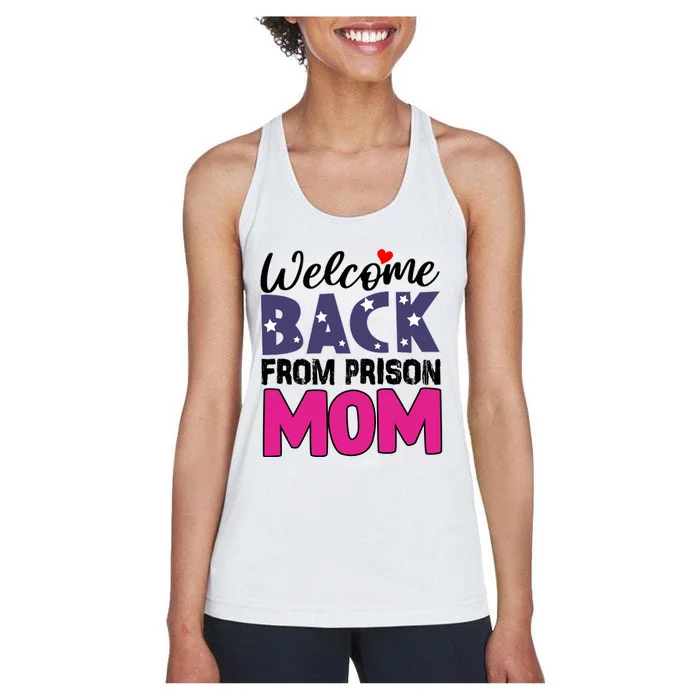 Welcome Back From Prison Mom Women's Racerback Tank