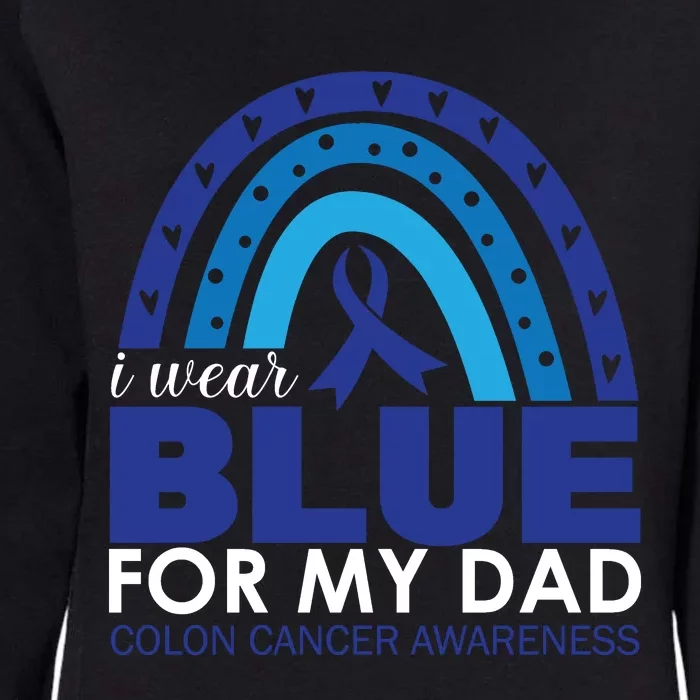 Wear Blue For My Dad_white Womens California Wash Sweatshirt