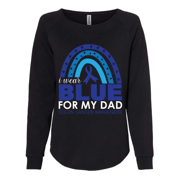 Wear Blue For My Dad_white Womens California Wash Sweatshirt