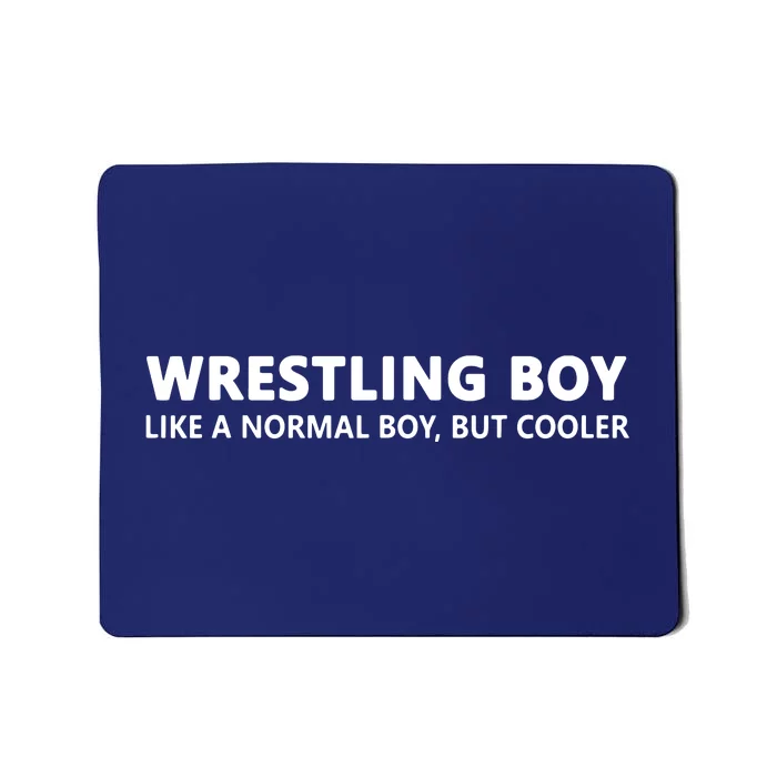 Wrestling Boy Funny Wrestling Boy Mousepad