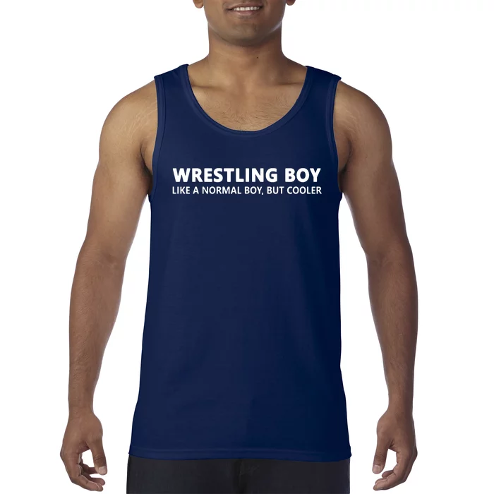 Wrestling Boy Funny Wrestling Boy Tank Top