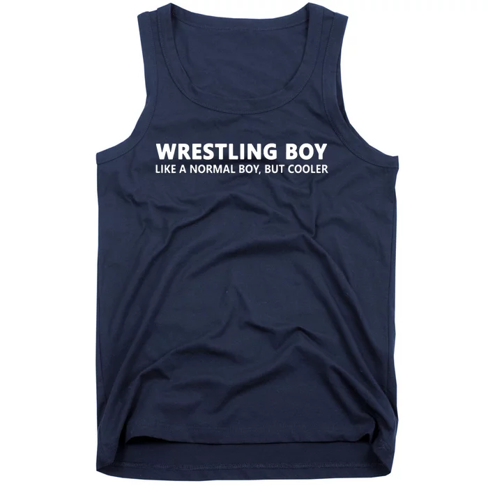 Wrestling Boy Funny Wrestling Boy Tank Top