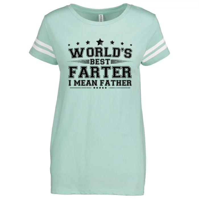 Worlds Best Farter I Mean Father Enza Ladies Jersey Football T-Shirt