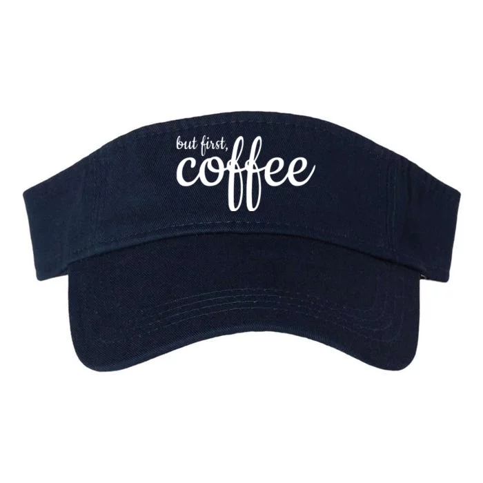 Womens But First Coffee Valucap Bio-Washed Visor