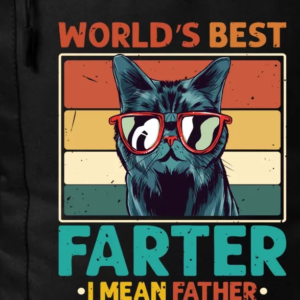 Worlds Best Farter I Mean Father Best Cat Dad Ever Daily Commute Backpack