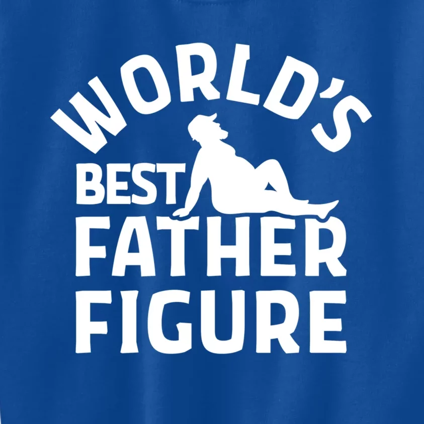 WorldS Best Father Figure Gift Kids Sweatshirt