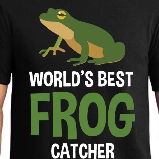 World's Best Frog Catcher Gift Frog Hunter Pajama Set