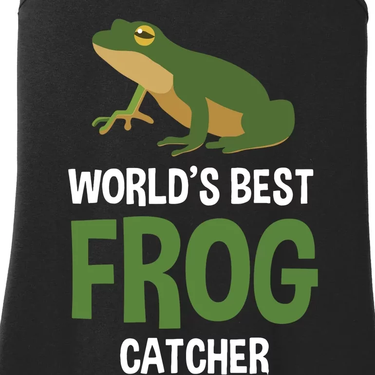 World's Best Frog Catcher Gift Frog Hunter Ladies Essential Tank