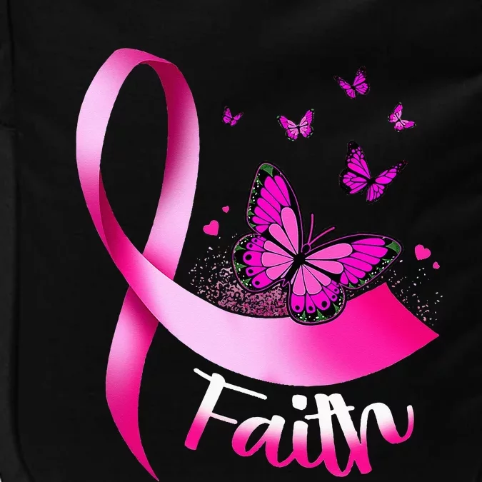 Woman Butterfly Faith Pink Ribbon Cancer Breast Awareness Impact Tech Backpack