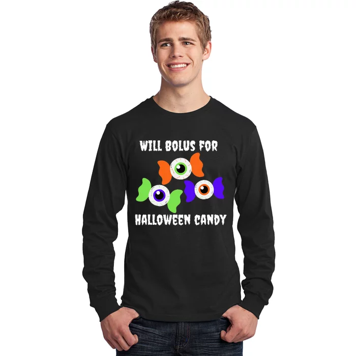 Will Bolus for Halloween Candy Type 1 Diabetes Long Sleeve Shirt