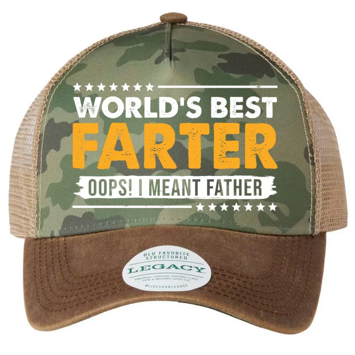 Worlds Best Farter Oops I Meant Father Funny Legacy Tie Dye Trucker Hat