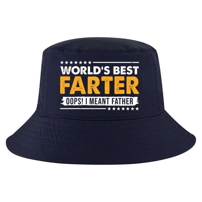 Worlds Best Farter Oops I Meant Father Funny Cool Comfort Performance Bucket Hat